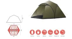 Grand Canyon Black Knob 10 Zelt (capulet-olive) 10 Grand Canyon Black Knob 10 Zelt (capulet-olive) -Campinggeschäfte Grand Canyon Black Knob 10 Zelt capulet olive D 330015 Bild 5