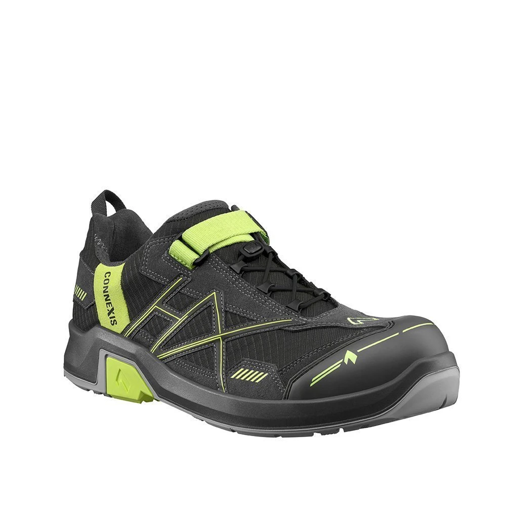 Haix Connexis Safety T S1P Low Sicherheitsschuhe (grey/citrus)