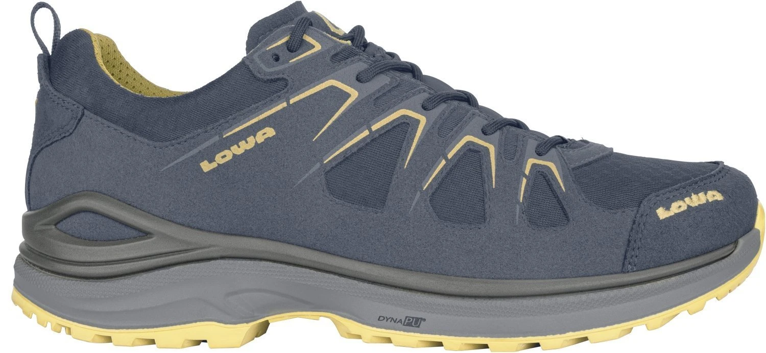 Lowa Innox Evo GTX Lo Wanderschuhe (stahlblau/senf)