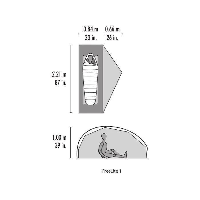 MSR FreeLite 1 Zelt (ten) 4 MSR FreeLite 1 Zelt (ten) – Bild 2