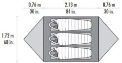 MSR Mutha Hubba NX 3 Zelt (grey) -Campinggeschäfte MSR Mutha Hubba NX 3 Zelt grey D 05839 Bild 5