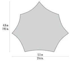 MSR Rendezvous 200 Wing Tarp (yellow) -Campinggeschäfte MSR Rendezvous 200 Wing Tarp yellow D 10826 Bild 5