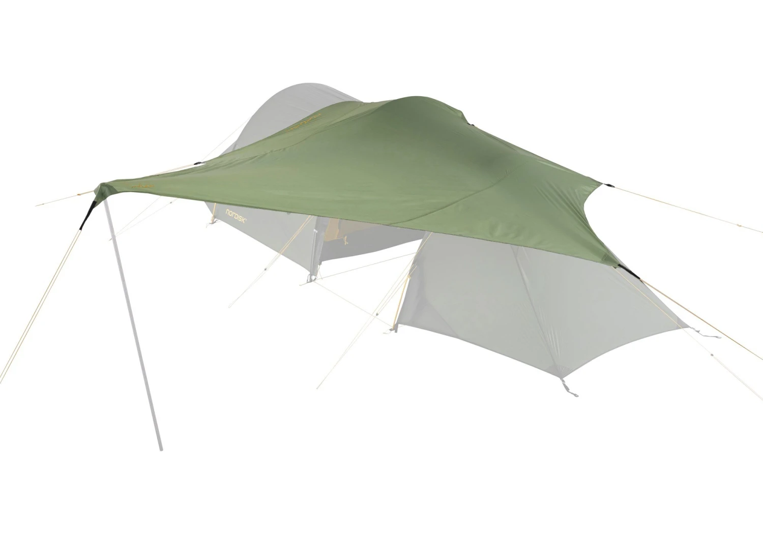 Nordisk Voss Diamond PU Tarp (dark-olive) 5 Nordisk Voss Diamond PU Tarp (dark-olive) – Bild 3