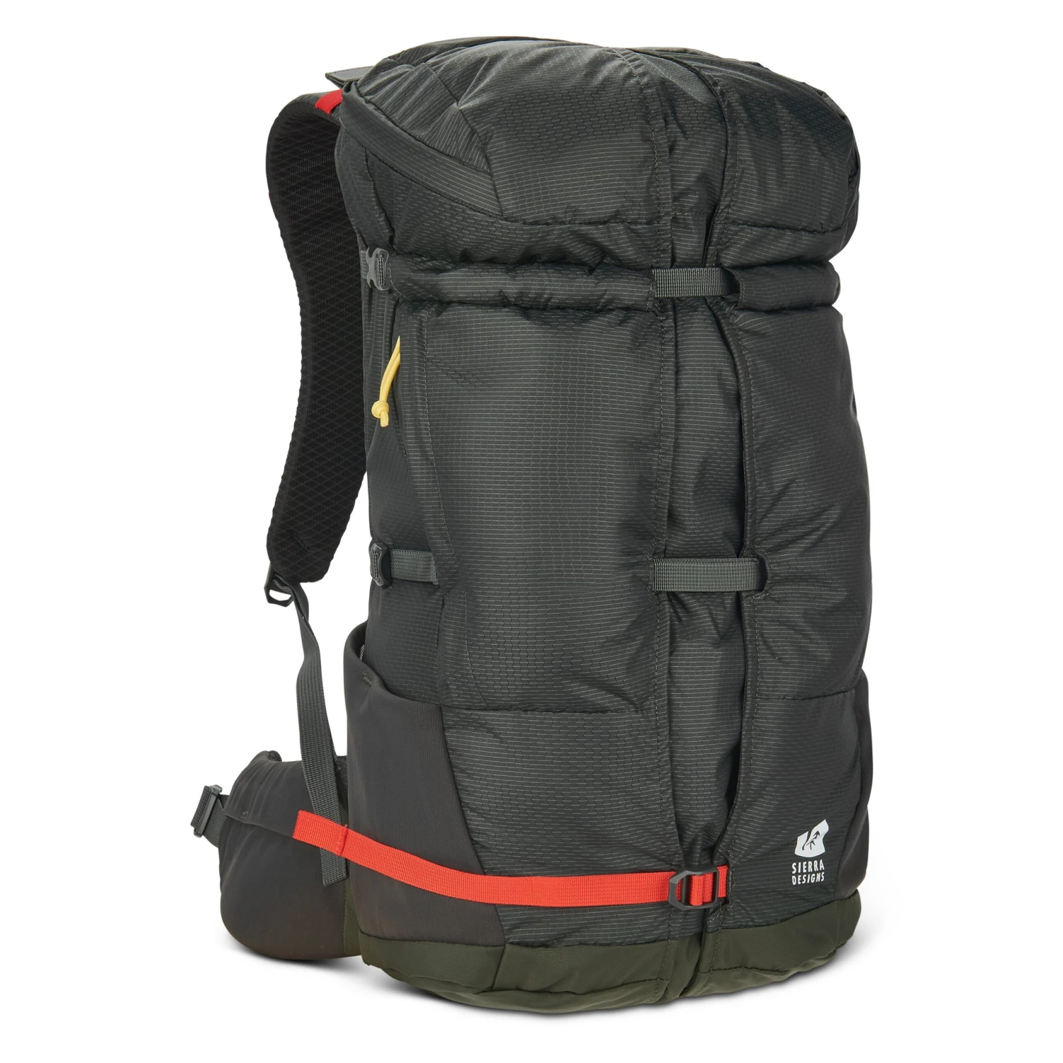 Sierra Designs Flex Hike 20-30L Rucksack (peat/fiery-red)