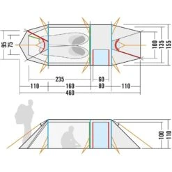Tatonka Alaska 2.235 PU 2 Zelt (light-olive) -Campinggeschäfte Tatonka Alaska 2.235 PU 2 Zelt light olive D 2455 333 Bild 3