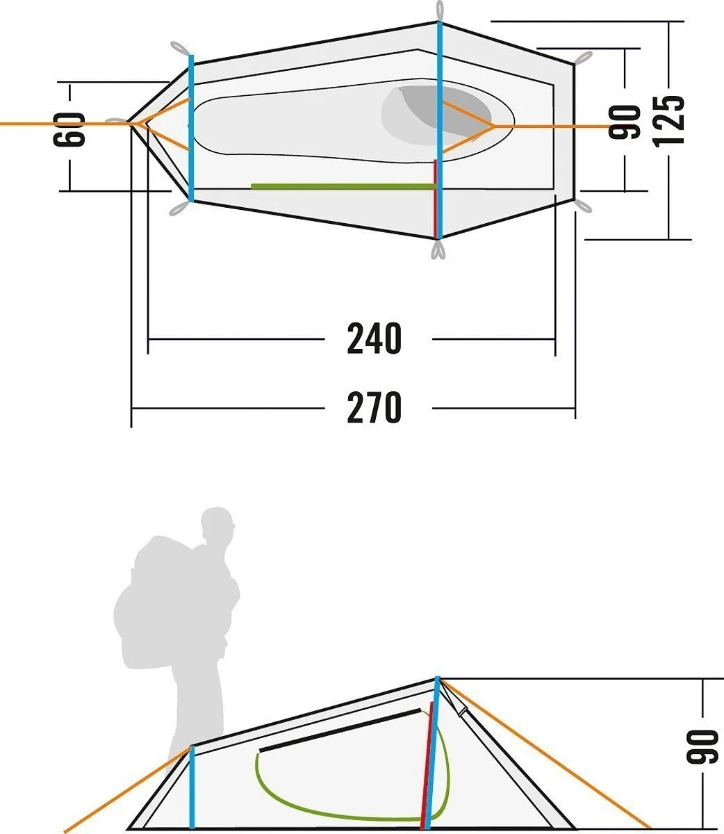 Tatonka Kyrkja 1 Zelt (green) 9 Tatonka Kyrkja 1 Zelt (green) – Bild 7
