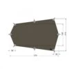 Tatonka Tarp Wing 2 LT (stone-grey/olive) -Campinggeschäfte Tatonka Tarp Wing 2 LT stone grey olive D 2476 332 Bild 1