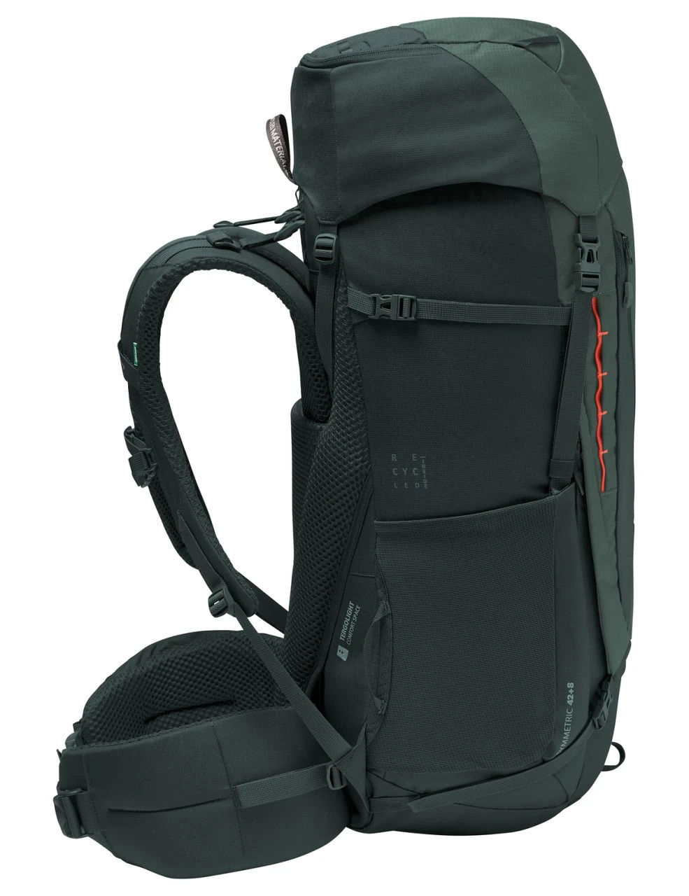 Vaude Asymmetric 42+8 Rucksack (dark-forest) 4 Vaude Asymmetric 42+8 Rucksack (dark-forest) – Bild 2
