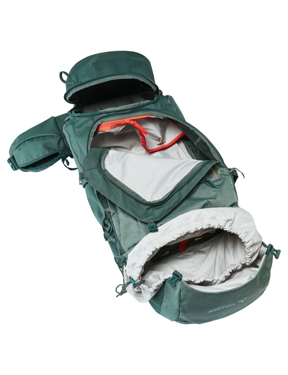 Vaude Asymmetric 42+8 Rucksack (dark-forest) 6 Vaude Asymmetric 42+8 Rucksack (dark-forest) – Bild 4