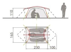 Vaude Mark L 3P Zelt (avocado) -Campinggeschäfte Vaude Mark L 3P Zelt avocado D 14553 451 Bild 5